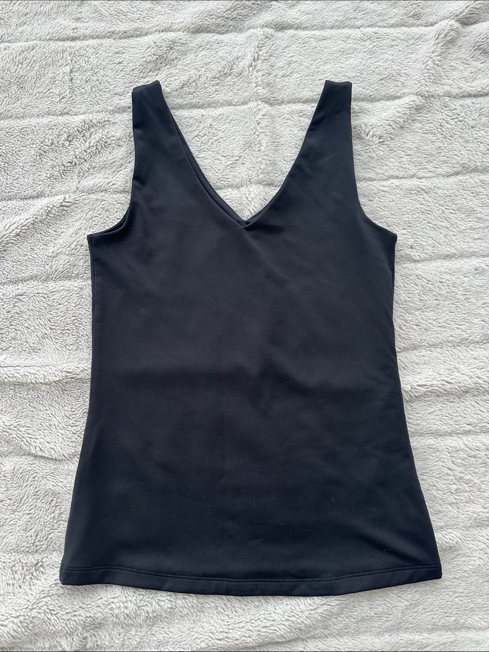 Classic Black V-Neck Women's Tank Top